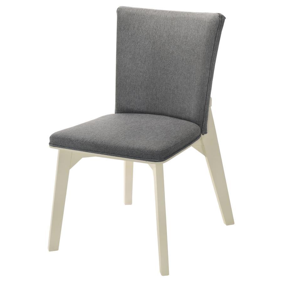 Biloxi - Upholstered Dining Side Chair (Set of 2) - Gray Chair Set modern furniture Contempo Furniture