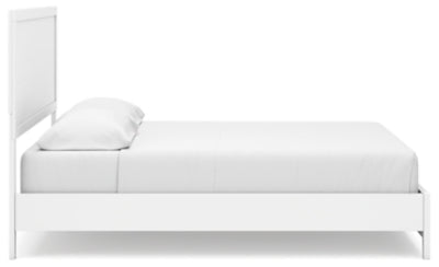 Binterglen California King Panel Bed - White Panel Bed modern furniture Contempo Furniture