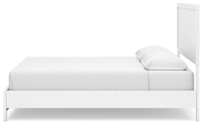 Binterglen California King Panel Bed - White Panel Bed modern furniture Contempo Furniture