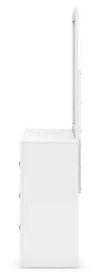 Binterglen Dresser and Mirror - White Dresser & Mirror modern furniture Contempo Furniture