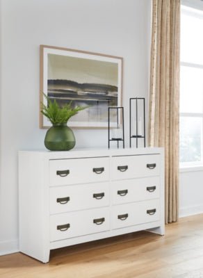 Binterglen Dresser - White Dresser modern furniture Contempo Furniture