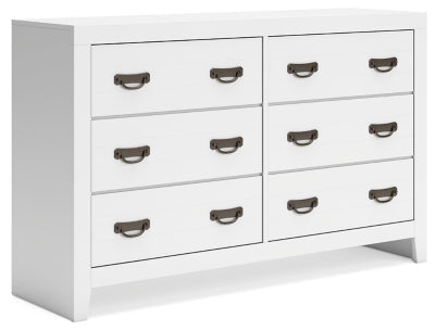 Binterglen Dresser - White Dresser modern furniture Contempo Furniture