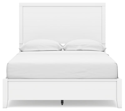 Binterglen Full Panel Bed - White Panel Bed modern furniture Contempo Furniture