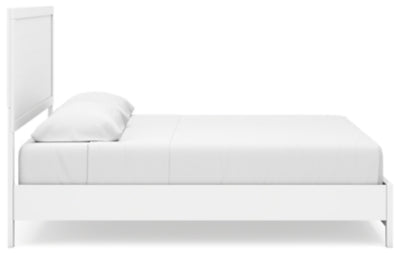 Binterglen King Panel Bed - White Panel Bed modern furniture Contempo Furniture