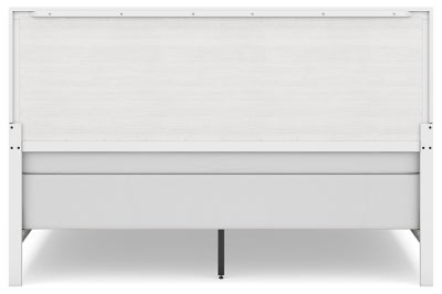 Binterglen King Panel Bed - White Panel Bed modern furniture Contempo Furniture
