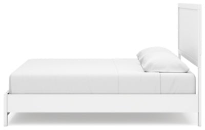 Binterglen King Panel Bed - White Panel Bed modern furniture Contempo Furniture