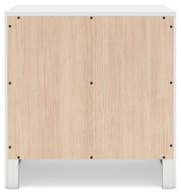 Binterglen Nightstand - White Accent Nightstand modern furniture Contempo Furniture