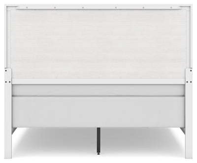Binterglen Queen Panel Bed - White Panel Bed modern furniture Contempo Furniture
