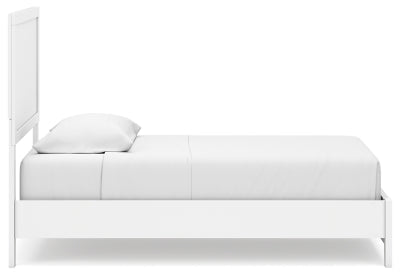 Binterglen Twin Panel Bed - White Panel Bed modern furniture Contempo Furniture