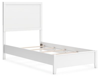 Binterglen Twin Panel Bed - White Panel Bed modern furniture Contempo Furniture