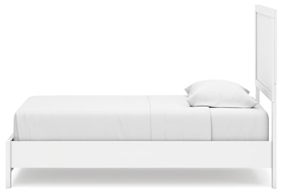 Binterglen Twin Panel Bed - White Panel Bed modern furniture Contempo Furniture