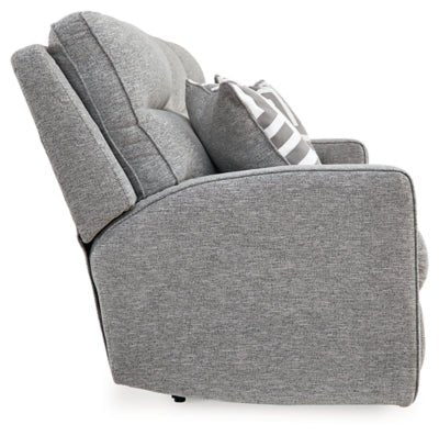 Biscoe Power Reclining Sofa - Dark Gray Power Reclining Sofa modern furniture Contempo Furniture