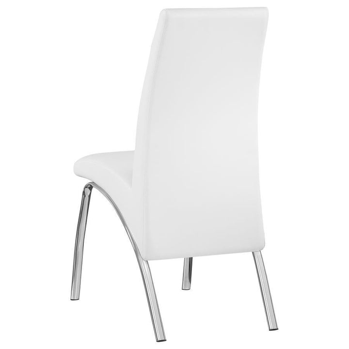 Bishop - Upholstered Dining Side Chair (Set of 2) - White Chair Set modern furniture Contempo Furniture