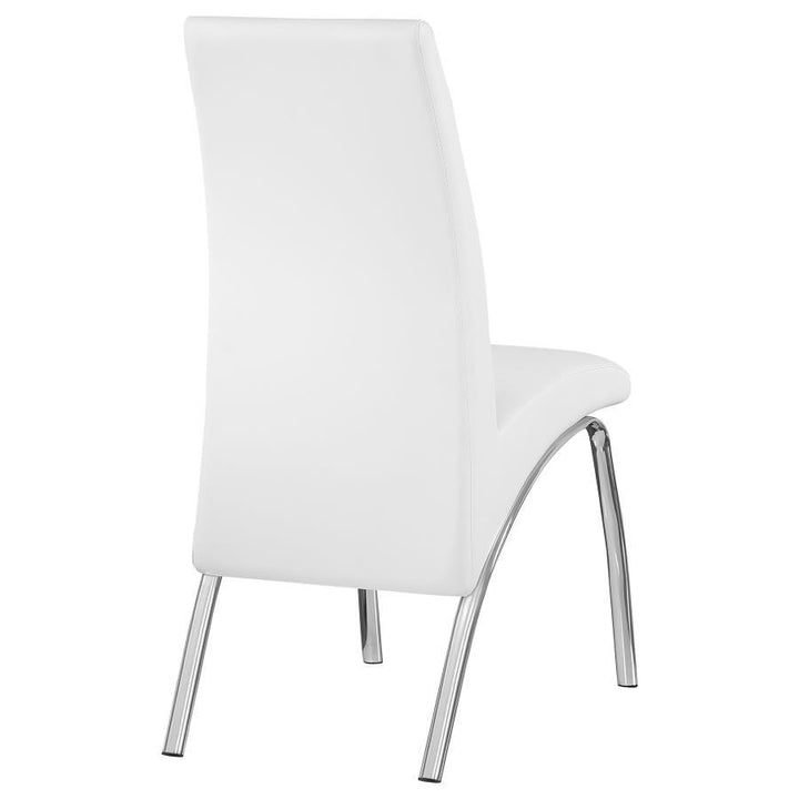 Bishop - Upholstered Dining Side Chair (Set of 2) - White Chair Set modern furniture Contempo Furniture