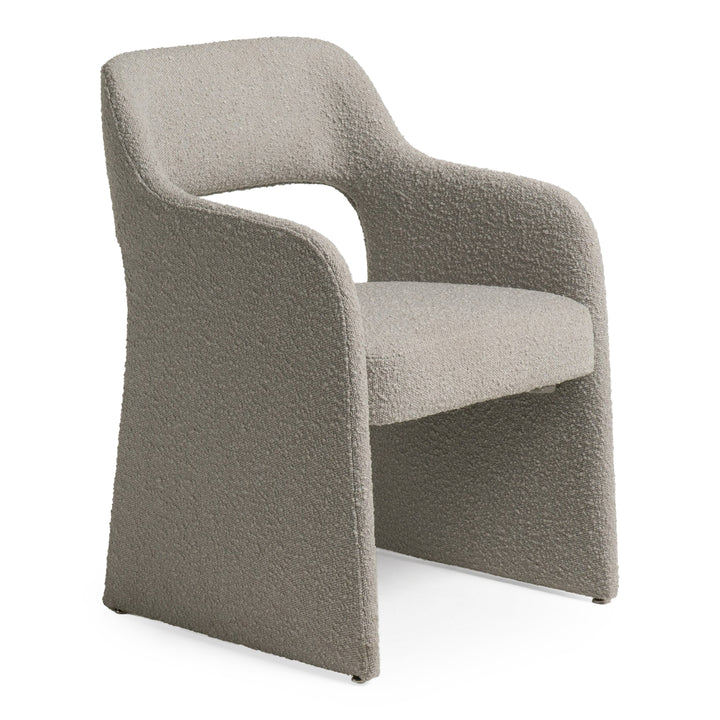 Bishop - Modern Grey Fabric Dining Chair