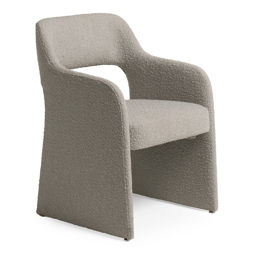 Bishop - Modern Grey Fabric Dining Chair