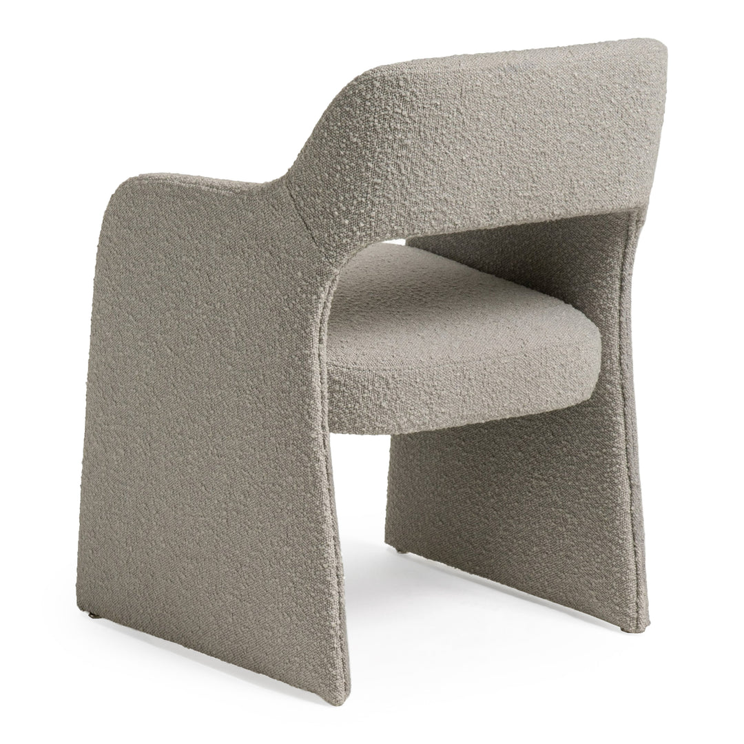 Bishop - Modern Grey Fabric Dining Chair