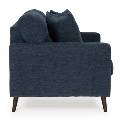 Bixler Loveseat - Blue Stationary Loveseat modern furniture Contempo Furniture