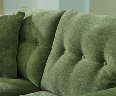 Bixler Loveseat - Green Stationary Loveseat modern furniture Contempo Furniture