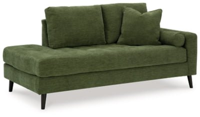 Bixler Right - Arm Facing Corner Chaise - Green Chaise modern furniture Contempo Furniture