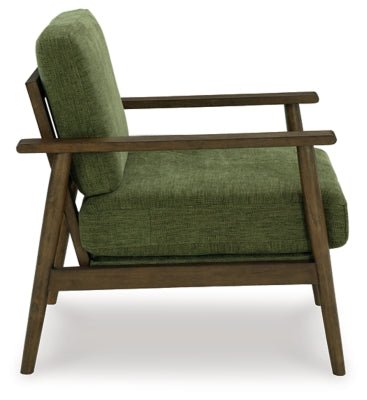 Bixler Showood Accent Chair - Green Accent Chair modern furniture Contempo Furniture
