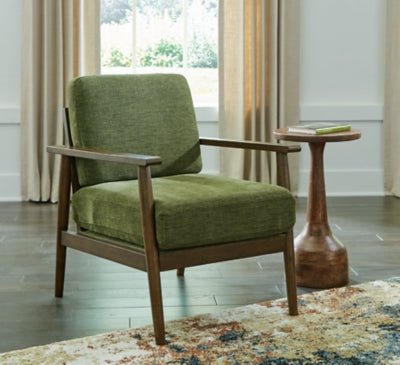 Bixler Showood Accent Chair - Green | Ashley Furniture