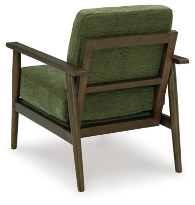 Bixler Showood Accent Chair - Green Accent Chair modern furniture Contempo Furniture