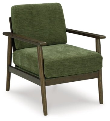 Bixler Showood Accent Chair - Green Accent Chair modern furniture Contempo Furniture