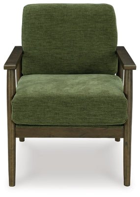 Bixler Showood Accent Chair - Green Accent Chair modern furniture Contempo Furniture