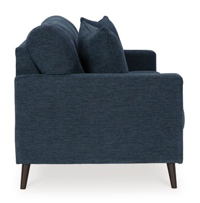 Bixler Sofa - Blue Stationary Sofa modern furniture Contempo Furniture