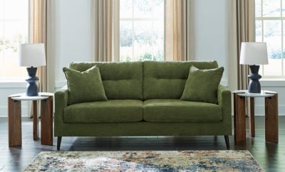 Bixler Sofa - Green Stationary Sofa modern furniture Contempo Furniture