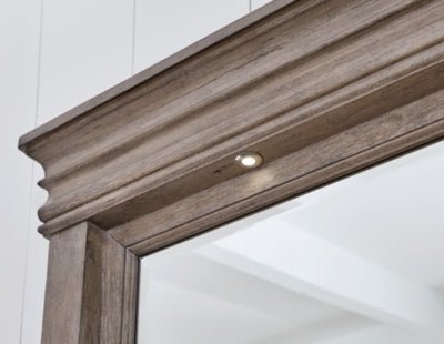 Blairhurst Bedroom Mirror - Light Brown Mirror modern furniture Contempo Furniture