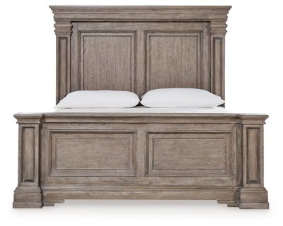 Blairhurst King Panel Bed - Light Brown Panel Bed modern furniture Contempo Furniture