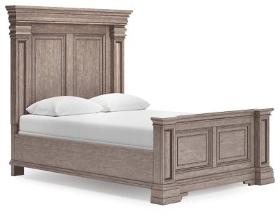 Blairhurst Queen Panel Bed - Light Brown Panel Bed modern furniture Contempo Furniture