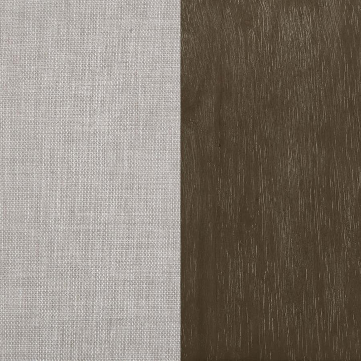 Blanchett - Upholstered Bobbin Accent Chair - Beige And Natural Accent Chair modern furniture Contempo Furniture
