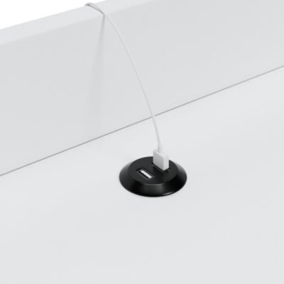 Blariden Accent Table - White Accent Table modern furniture Contempo Furniture