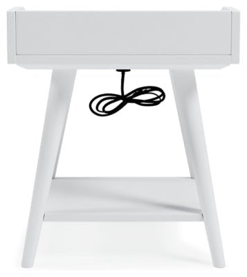 Blariden Accent Table - White Accent Table modern furniture Contempo Furniture