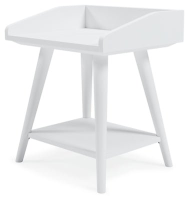 Blariden Accent Table - White Accent Table modern furniture Contempo Furniture