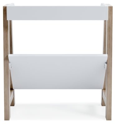 Blariden Small Bookcase - White Standard Bookcase modern furniture Contempo Furniture