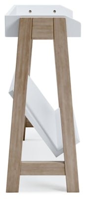 Blariden Small Bookcase - White Standard Bookcase modern furniture Contempo Furniture
