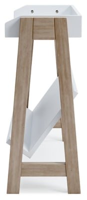 Blariden Small Bookcase - White Standard Bookcase modern furniture Contempo Furniture