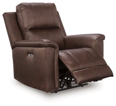 Bleckley Power Recliner - Dark Brown Reclining Chair modern furniture Contempo Furniture