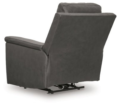 Bleckley Power Recliner - Dark Gray Reclining Chair modern furniture Contempo Furniture