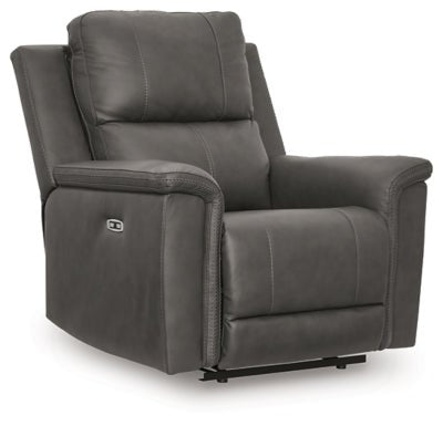 Bleckley Power Recliner - Dark Gray Reclining Chair modern furniture Contempo Furniture