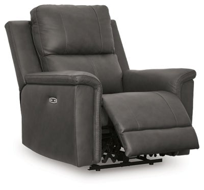 Bleckley Power Recliner - Dark Gray Reclining Chair modern furniture Contempo Furniture