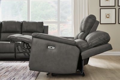 Bleckley Power Reclining Sofa - Dark Gray Power Reclining Sofa modern furniture Contempo Furniture