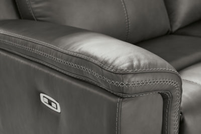 Bleckley Power Reclining Sofa - Dark Gray Power Reclining Sofa modern furniture Contempo Furniture