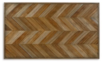 Blondon Dining Table and 6 Chairs (Set of 7) - Dark Brown 7 Piece Dining Room Set modern furniture Contempo Furniture