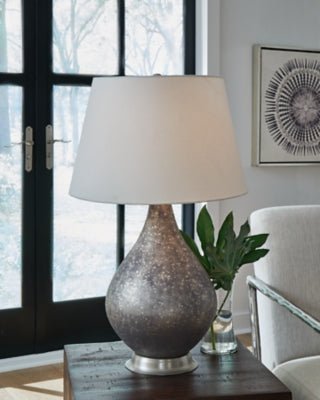 Bluacy Table Lamp - Dark Gray Table Lamp modern furniture Contempo Furniture