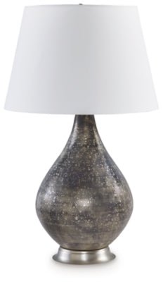 Bluacy Table Lamp - Dark Gray | Ashley Furniture
